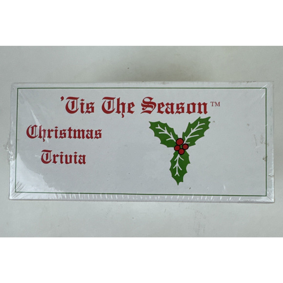 Tis The Season Christmas Trivia Card Game Family VTG USA Party Secret Santa Gift - Picture 2 of 10